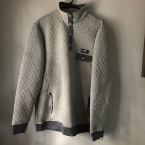 Quilted simply southern pull over with pockets